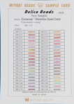Miyuki Delica Bead Sample Cards